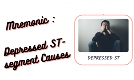 Mnemonic : Depressed ST-segment Causes