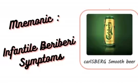 [Very Cool] Mnemonic : Infantile Beriberi Symptoms
