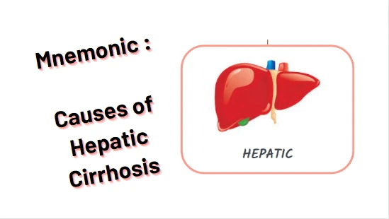 You are currently viewing [Very Cool] Mnemonic : Causes of Hepatic Cirrhosis