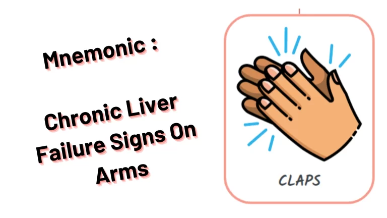 Read more about the article Mnemonic : Chronic Liver Failure Signs On Arms