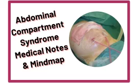 Abdominal Compartment Syndrome‎ Medical Notes & Mindmap
