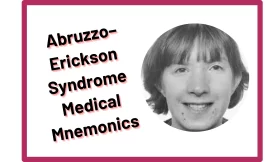 [Very Cool] Mnemonic : Abruzzo–Erickson Syndrome Signs & Symptoms