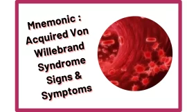 [Very Cool] Mnemonic : Acquired Von Willebrand Syndrome Signs & Symptoms
