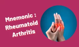 [Very Cool] Mnemonic : Rheumatoid Arthritis
