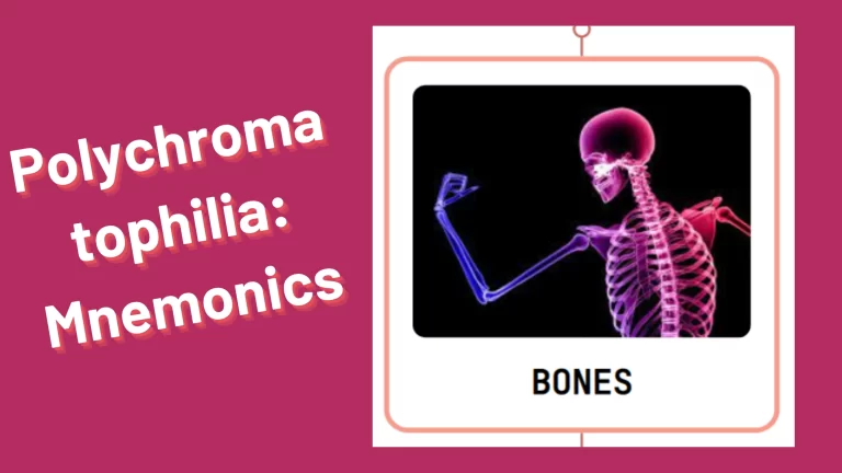 Read more about the article Polychromatophilia : Mnemonics [Remember Easily]