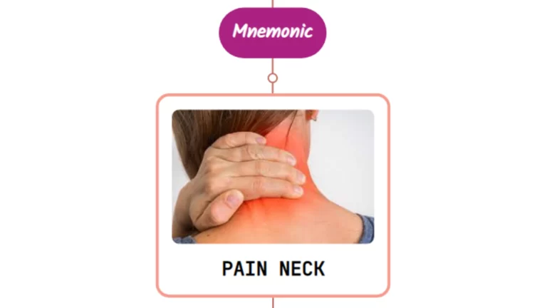 Read more about the article Pain In Neck & Shoulder : Mnemonics