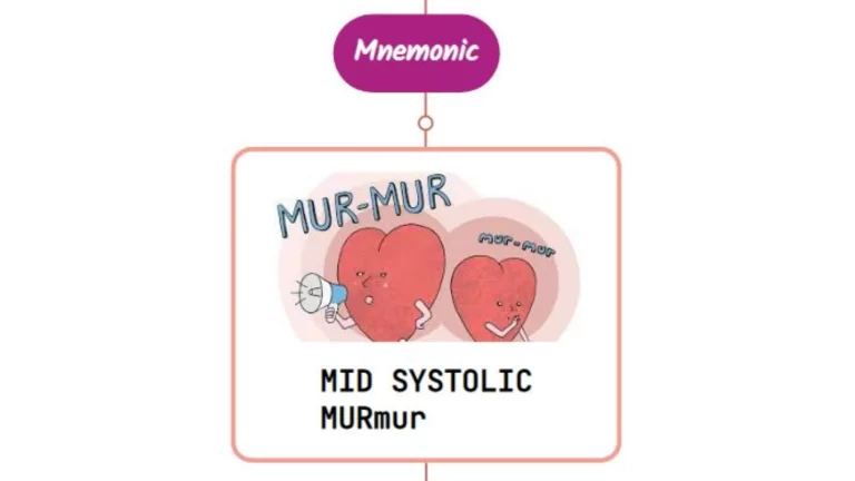 Read more about the article Mid-Systolic Heart Murmur – Mnemonic